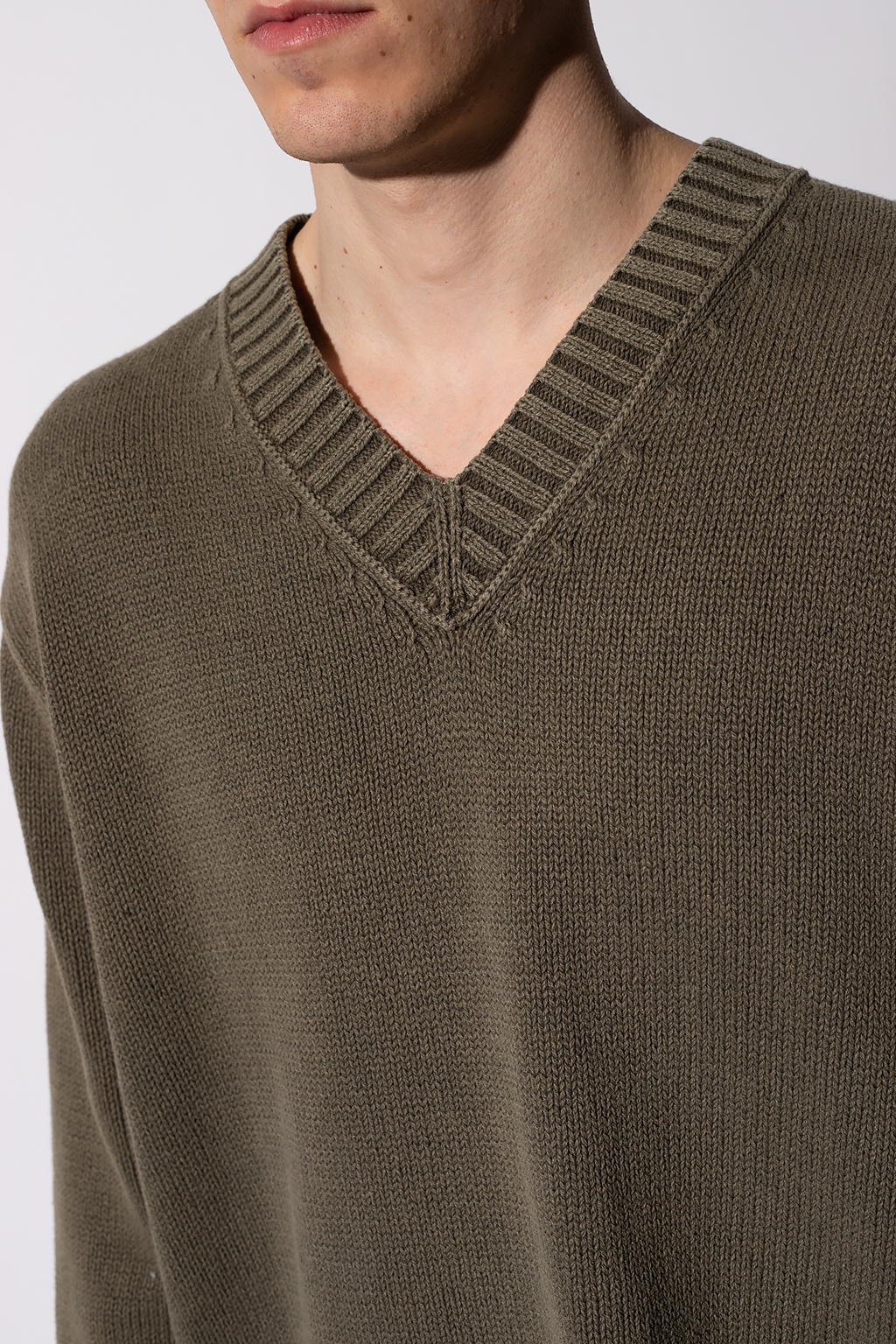 Acne studios v neck sweater best sale